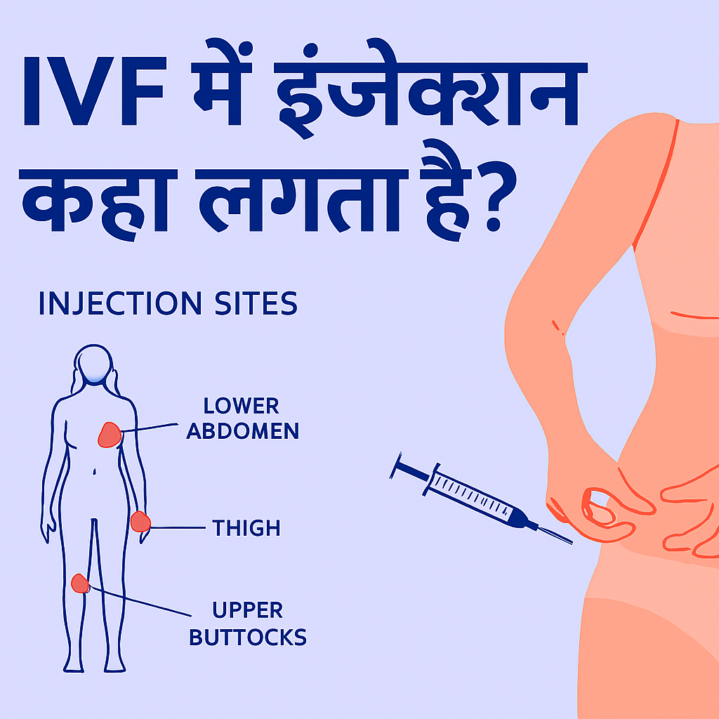 IVF में इंजेक्शन कहा लगता है?